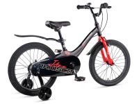 Детский велосипед Maxiscoo Jazz Стандарт 18, год 2025, цвет Черный-Красный