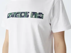 Мужская хлопковая футболка Lacoste свободного кроя