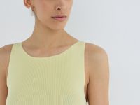 Майка в рубчик, Желтый