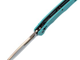 Складной нож Obertech ns-01 Drop point satin, сталь VG-10, рукоять G10, тиффани