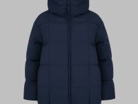 Стеганый пуховик с натуральным пухом