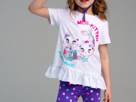 Панама трикотажная для девочек