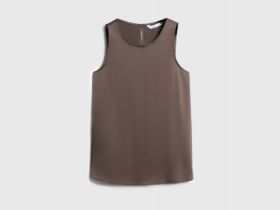 Сатиновый топ, Коричневый