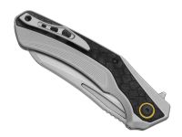 Складной нож Kizer Draca, сталь S45VN, рукоять алюминий/карбон, серый/черный