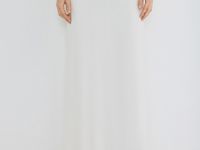 Вязаная юбка из струящейся пряжи, Белый