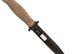 Тактический нож Кизляр ПП НР-18, сталь AUS-8, рукоять песочный эластрон