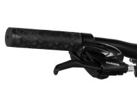 Подростковый велосипед Novatrack Extreme HD 24, год 2025, цвет Черный-Белый, ростовка 11