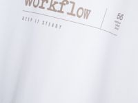 Футболка с текстовым принтом, Белый