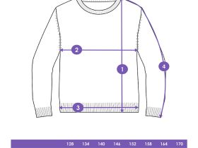 Свитер трикотажный для девочек
