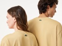 Футболка Lacoste оверсайз унисекс из органического хлопка