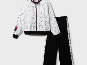 Комплект трикотажный для девочек: толстовка, брюки