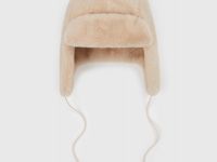 Шапка-ушанка из искусственного меха, Бежевый