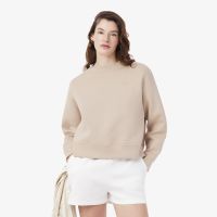 Женская двусторонняя толстовка Lacoste оверсайз