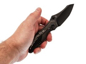 Складной нож Kansept Baba Yaga, сталь CPM 20CV, рукоять титан/карбон