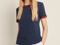 Футболка slim fit из хлопкового джерси