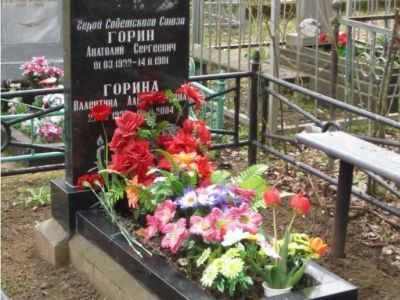 Могила Героя Советского Союза А.С.Горина