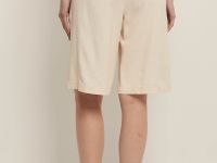 Льняные шорты женские стиля casual