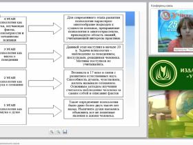 История развития психологического знания