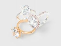 Колье с тремя кольцами O'STIN x Яндекс Книги, Золотой