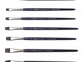 Кисть имитация белки №14 плоская Van Gogh "112" короткая ручка