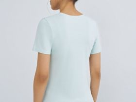 Базовая футболка из хлопка, Зеленый