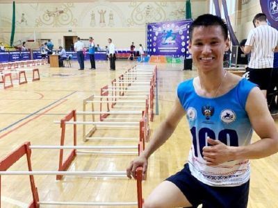 Георгий Софронов установил новый рекорд Якутии по прыжкам через нарты