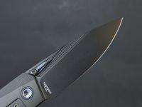 Складной нож TuoTown Themis DLC, сталь T14N, рукоять Black Crystal Ti