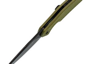 Складной нож Mr.Blade Wyvern blackwash сталь AUS-8, рукоять Olive FRN