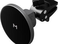 Автомобильный держатель Magssory Disc с БЗУ серый