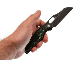 Складной нож Kansept Tuckamore, сталь 20CV, рукоять титан/карбон