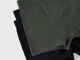 Трусы-боксеры для мальчиков, 3 шт., Черный