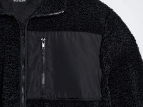 Меховая толстовка на молнии