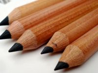 Карандаш масляный художественный Faber-Castell "Pitt" черный, мягкий