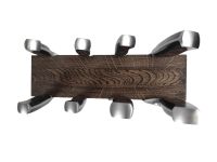 Подставка настольная магнитная для 8 ножей Woodinhome KS004SOB, дуб, коричневый