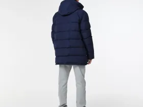 Мужская удлинённая куртка Lacoste с капюшоном