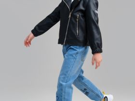 Куртка кожаная для девочек