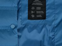 Утепленное пальто с капюшоном