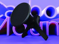 Автомобильный держатель VLP Carbon Mount Magsafe с беспроводной зарядкой черный