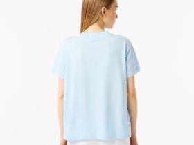 Женская футболка Lacoste для спорта из органического хлопка