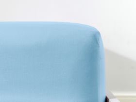 Простыня на резинке Cloudless blue