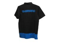 Shimano Поло Shimano кор/рук., цвет Черный-Синий, ростовка XL