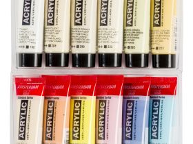 Набор акрила Talens "Amsterdam" 12 цв*20 мл, пастельные оттенки