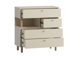 Комод Дикинс 85x92 Светло-бежевый