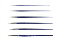 Кисть синтетика №16 круглая Гамма "Манеж" длинная ручка