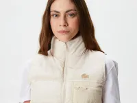 Женский стёганный жилет Lacoste