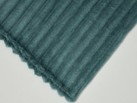 Плед Мягкая полоска/Soft strip, бирюза
