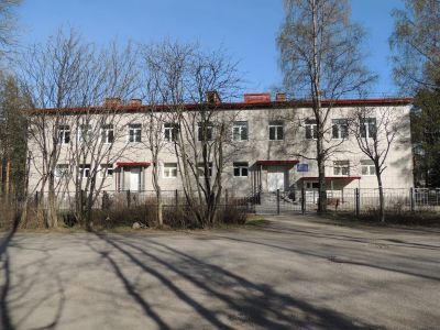 Здание, в котором в июле-августе 1941 года  размещался штаб 7 армии Северного фронта