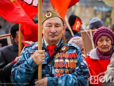 Фото. 9 мая в Якутске в лицах