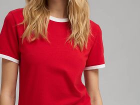 Футболка облегающего кроя из хлопкового джерси