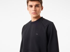 Мужской свитшот Lacoste с круглым вырезом с карманом-кенгуру